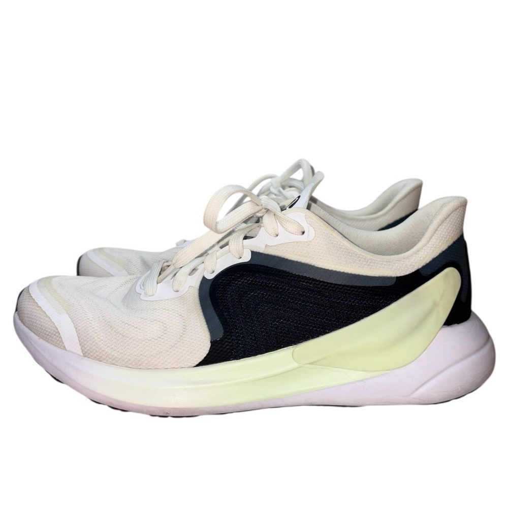Lululemon Women’s Blissfeel 2 Running Shoe White/Black/Kohlrabi Green Size 11 - Picture 5 of 10